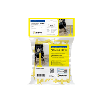 Ветонит (vetonit) floor level marker Реперные маячки для пола