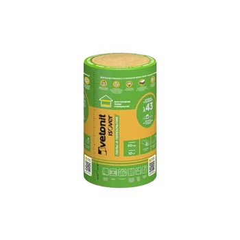 Утеплитель Ветонит (Изовер) Тепло и Тихо Полы и Перекрытия ТВИН 50 мм (10м2/0,25м3)