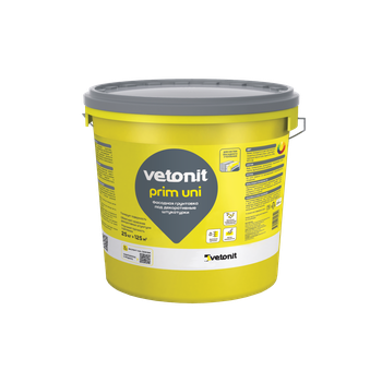 Ветонит (vetonit) prim uni Фасадная тонирующая грунтовка