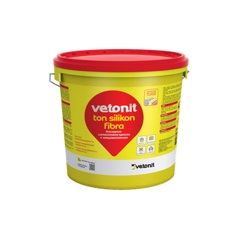 Ветонит (vetonit) ton silikon fibra Фасадная силиконовая краска с микроволокном