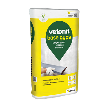 Ветонит (vetonit) base gyps Штукатурка гипсовая базовая