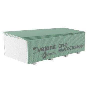 ГСП Ветонит (Гипрок) Огневлагостойкий 2500х1200х12.5 мм