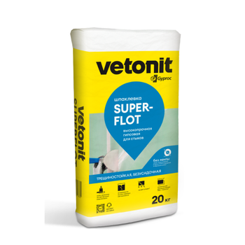 Гипсовая шпаклевка Ветонит (Гипрок) Суперфлот 20кг