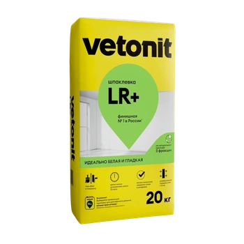 Ветонит (vetonit) LR+ 20 кг полимерная финишная шпаклевка