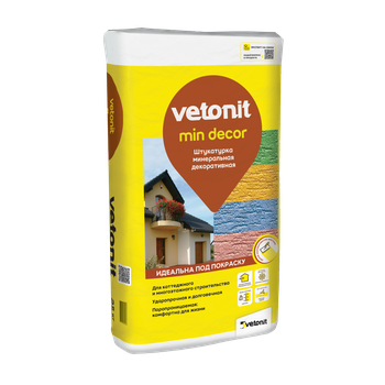 Ветонит (vetonit) min decor Декоративная минеральная цементно-известковая штукатурка