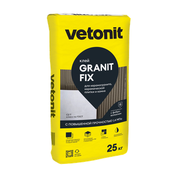 Ветонит (vetonit) granit fix Клей для керамогранита, керамической плитки и камня