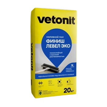Ветонит (vetonit) finish level eco Суперфинишный наливной пол