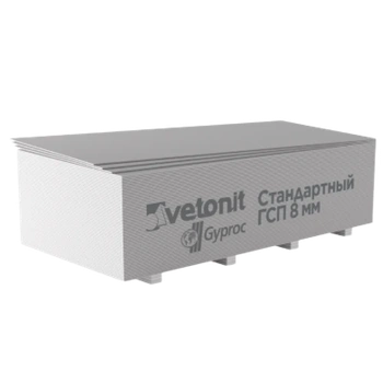 ГСП Ветонит (Гипрок) Стандартный 3000х1200х8 мм