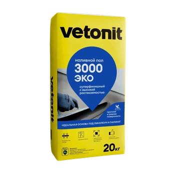 Ветонит (vetonit) 3000 Суперфинишный наливной пол