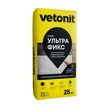Ветонит (vetonit) ultra fix Клей эластичный для керамогранита любого формата