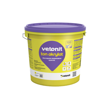 Ветонит (vetonit) ton akrylat Акриловая фасадная краска