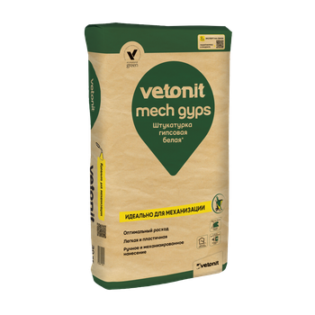 Ветонит (vetonit) mech gyps Штукатурка гипсовая белая