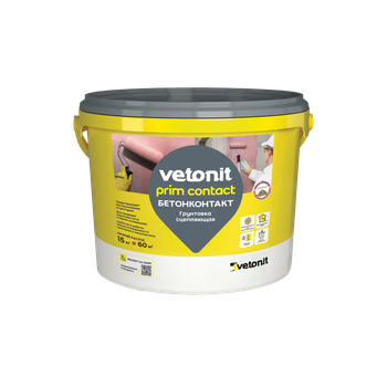 Ветонит (vetonit) prim contact Сцепляющая грунтовка (бетонконтакт)