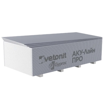 ГСП Ветонит (Гипрок) АКУ-Лайн Про 2000х1200х12.5 мм