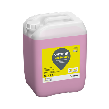 Ветонит (vetonit) prim facade Фасадная грунтовка глубокого проникновения