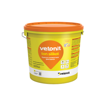 Ветонит (vetonit) ton silikat Cиликатная фасадная краска
